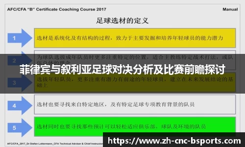菲律宾与叙利亚足球对决分析及比赛前瞻探讨